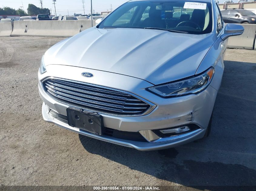 2017 FORD FUSION ENERGI SE PHEV - 3FA6P0PU6HR330046