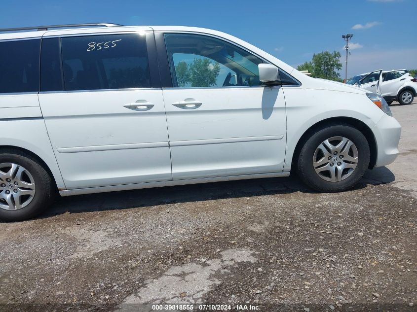 2007 Honda Odyssey Ex-L VIN: 5FNRL38717B454397 Lot: 39818555