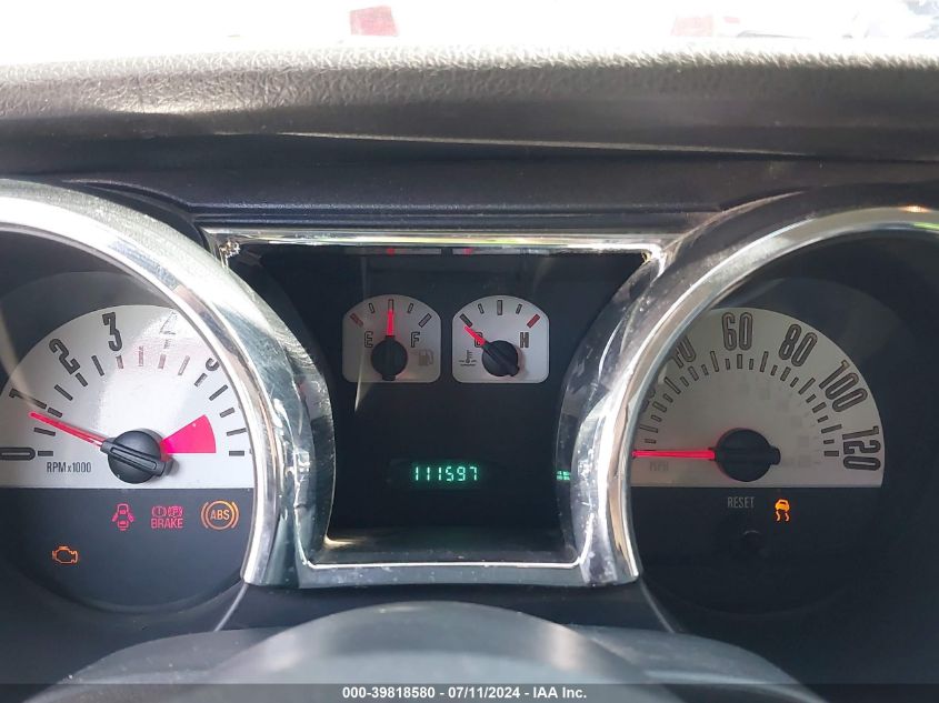 2007 Ford Mustang V6 Deluxe/V6 Premium VIN: 1ZVFT80N075343655 Lot: 39818580