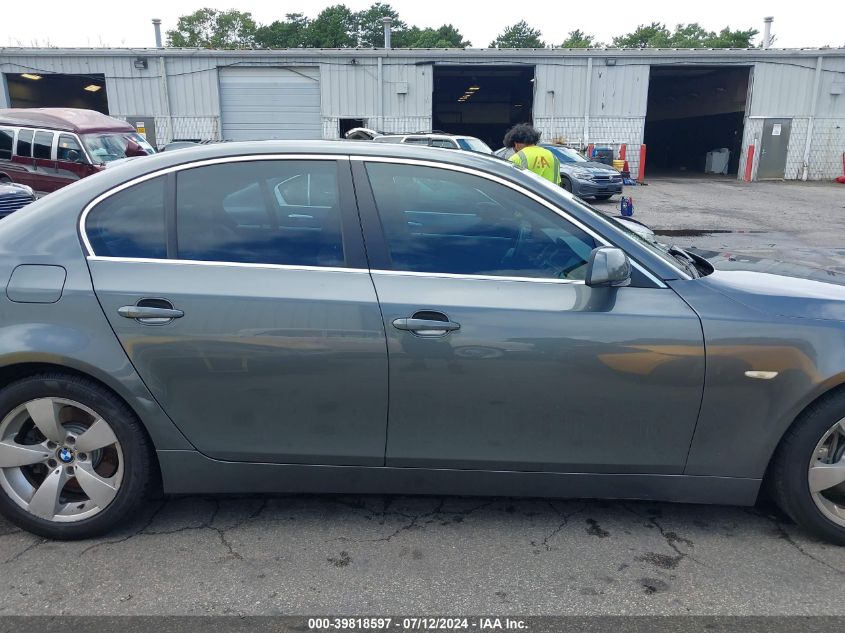 2006 BMW 530I VIN: WBANE73576CM43077 Lot: 39818597