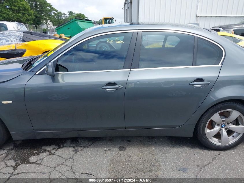 2006 BMW 530I VIN: WBANE73576CM43077 Lot: 39818597