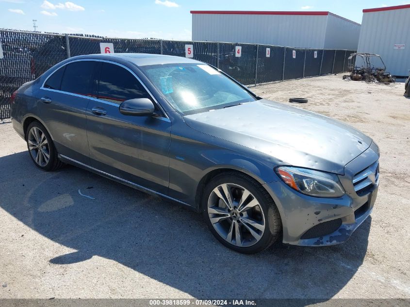 55SWF4HB4JU237209 2018 MERCEDES-BENZ C CLASS - Image 1