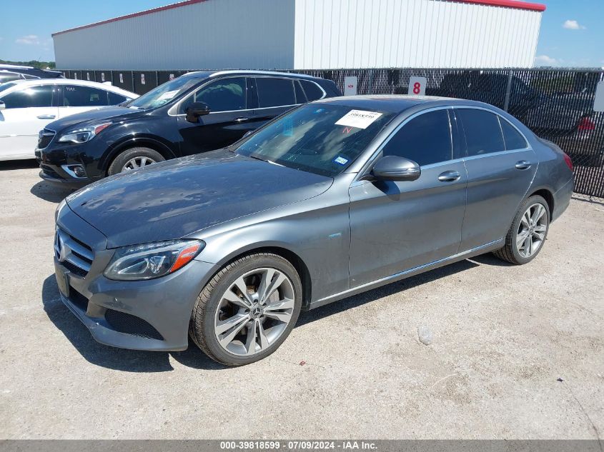 55SWF4HB4JU237209 2018 MERCEDES-BENZ C CLASS - Image 2