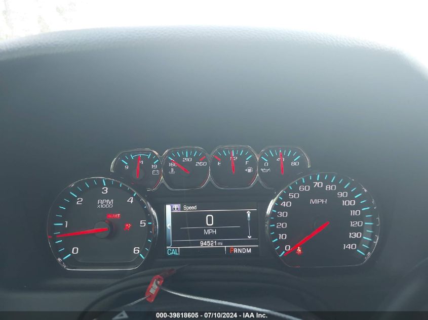 2015 Chevrolet Tahoe Ltz VIN: 1GNSKCKC8FR741343 Lot: 39818605