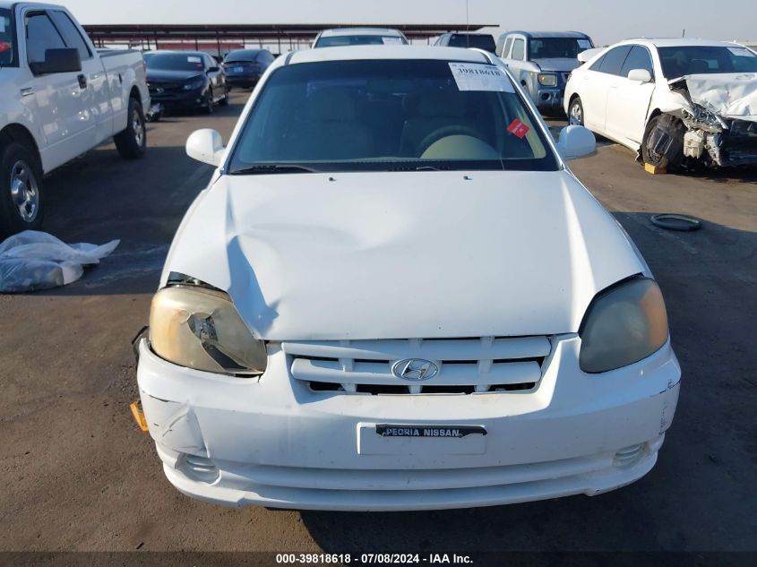 2004 Hyundai Accent Gl VIN: KMHCG45C84U539950 Lot: 39818618