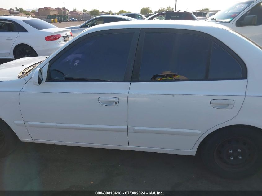 2004 Hyundai Accent Gl VIN: KMHCG45C84U539950 Lot: 39818618