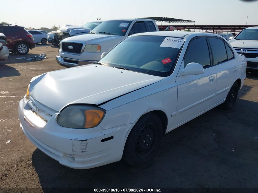 KMHCG45C84U539950 2004 Hyundai Accent Gl