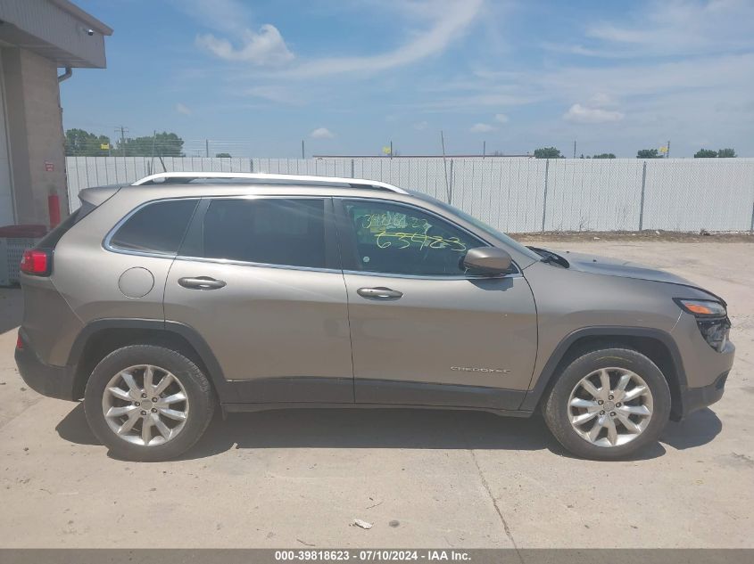 2017 Jeep Cherokee Limited 4X4 VIN: 1C4PJMDB9HW528143 Lot: 39818623