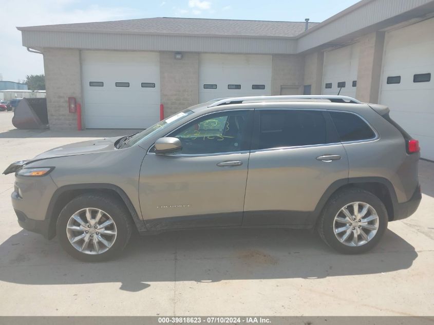 2017 Jeep Cherokee Limited 4X4 VIN: 1C4PJMDB9HW528143 Lot: 39818623