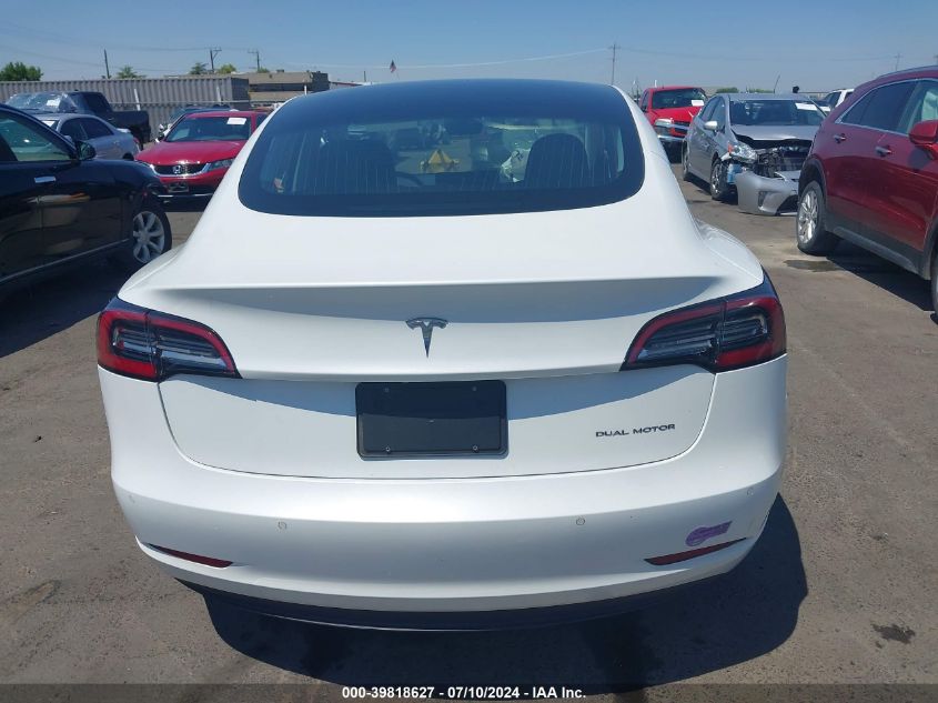 2019 Tesla Model 3 VIN: 5YJ3E1EB5KF452948 Lot: 39818627