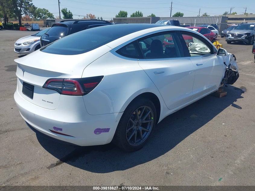 VIN 5YJ3E1EB5KF452948 2019 TESLA MODEL 3 LONG RANGE/PERFORMANCE