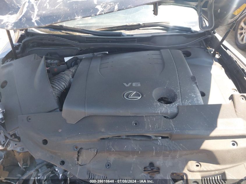 2009 Lexus Is 250 VIN: JTHBK262795105186 Lot: 39818648