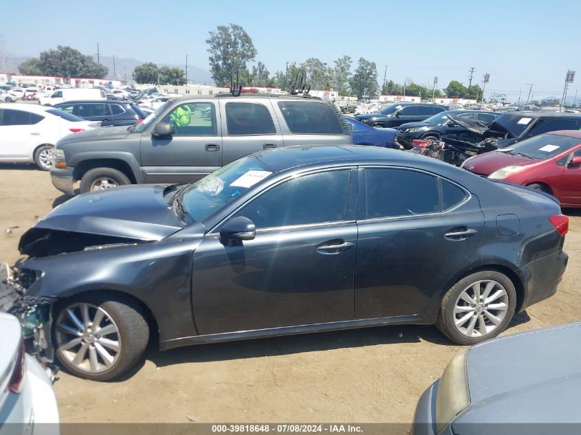 2009 Lexus Is 250 VIN: JTHBK262795105186 Lot: 39818648