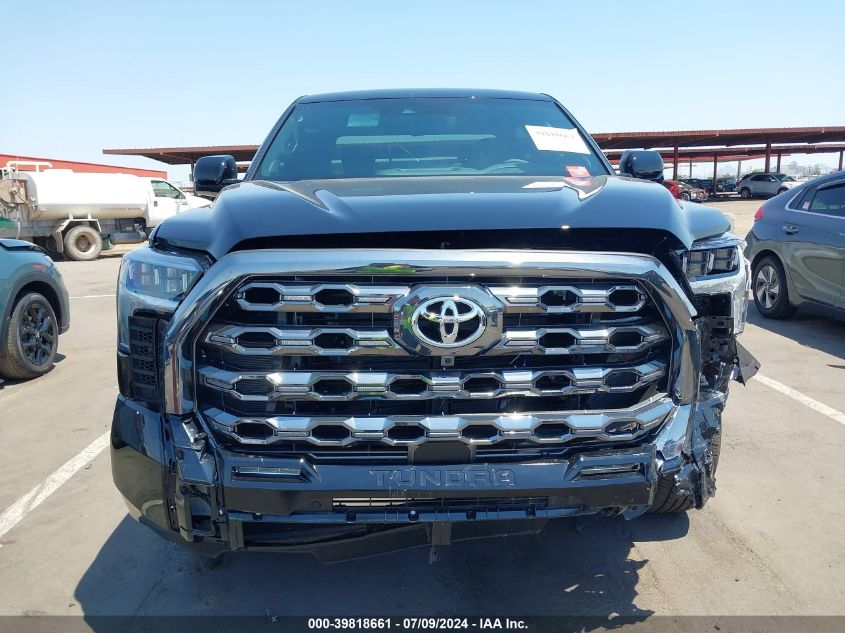 2024 Toyota Tundra Platinum VIN: 5TFNA5DB3RX196418 Lot: 39818661