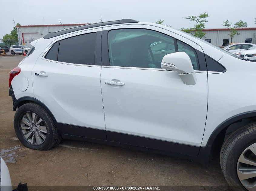 2019 Buick Encore Preferred VIN: KL4CJASB7KB861613 Lot: 39818666