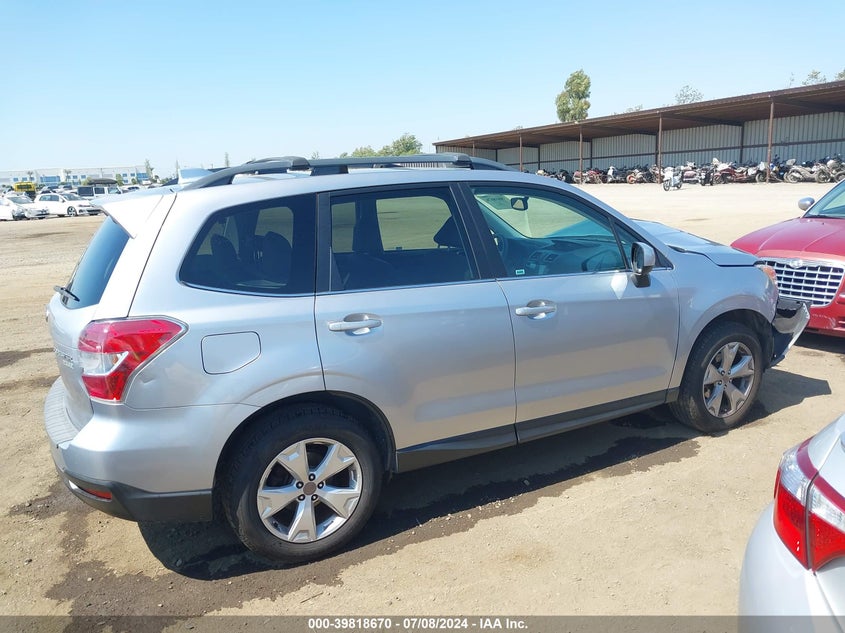 2016 Subaru Forester 2.5I Limited VIN: JF2SJAHC1GH445810 Lot: 39818670
