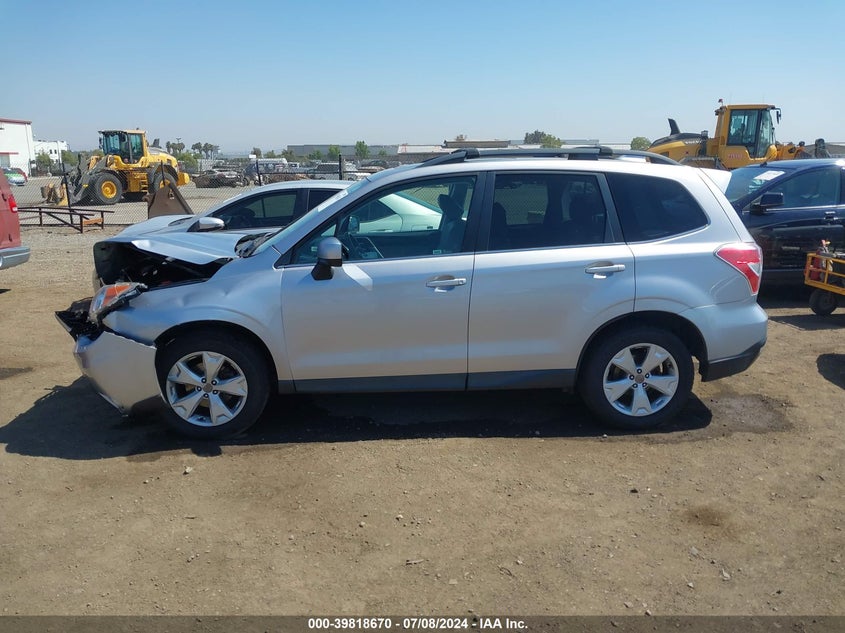 2016 Subaru Forester 2.5I Limited VIN: JF2SJAHC1GH445810 Lot: 39818670