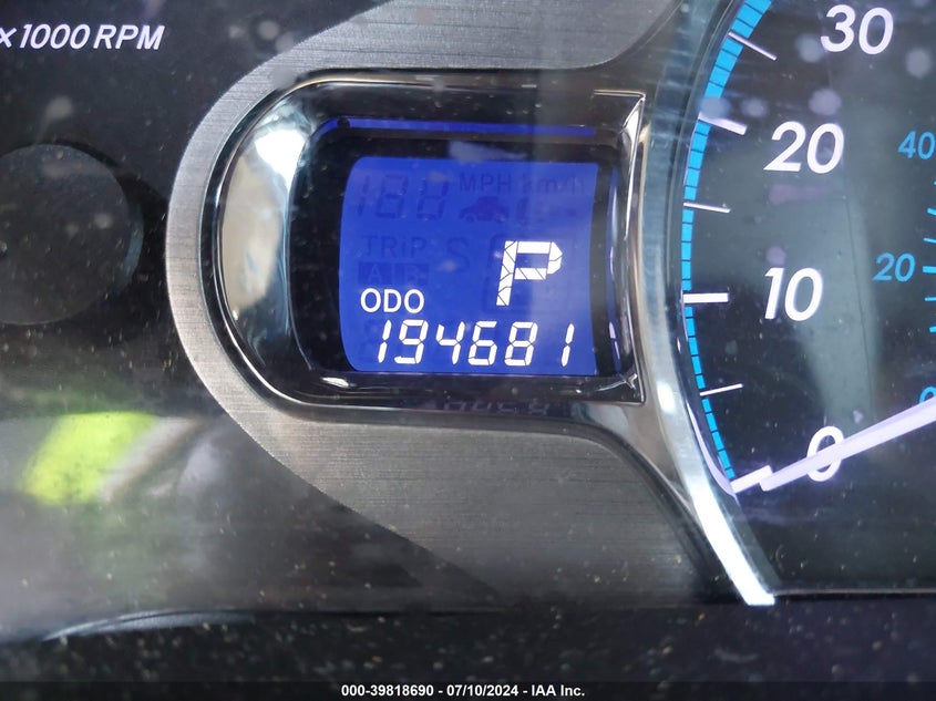 2012 Toyota Sienna Xle V6 8 Passenger VIN: 5TDYK3DCXCS268851 Lot: 39818690