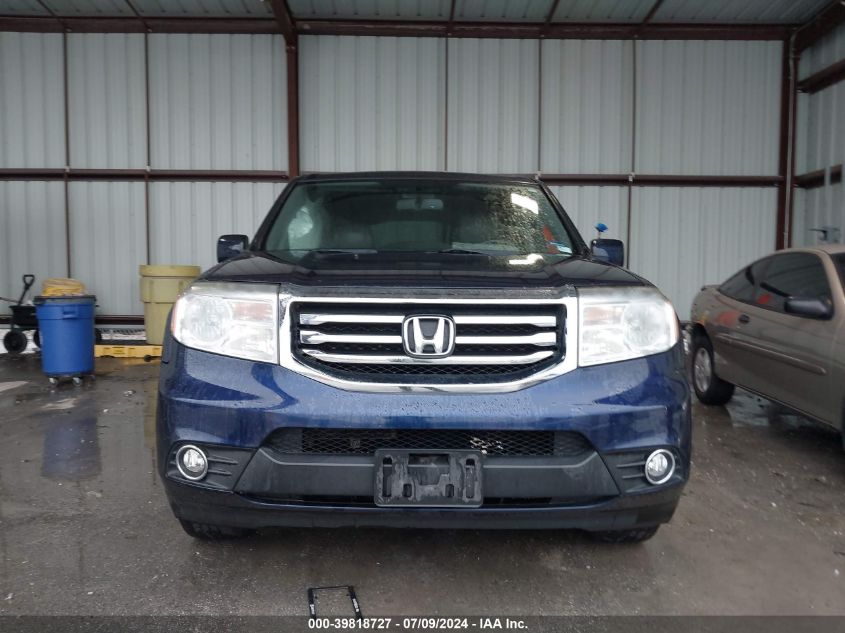 2014 Honda Pilot Ex-L VIN: 5FNYF4H57EB047589 Lot: 39818727