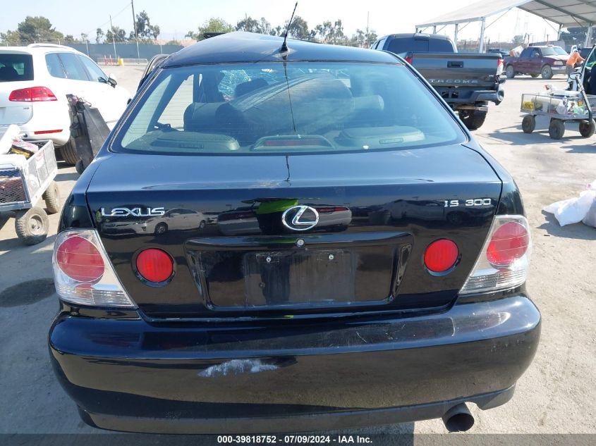 2001 Lexus Is 300 VIN: JTHBD182910028257 Lot: 39818752