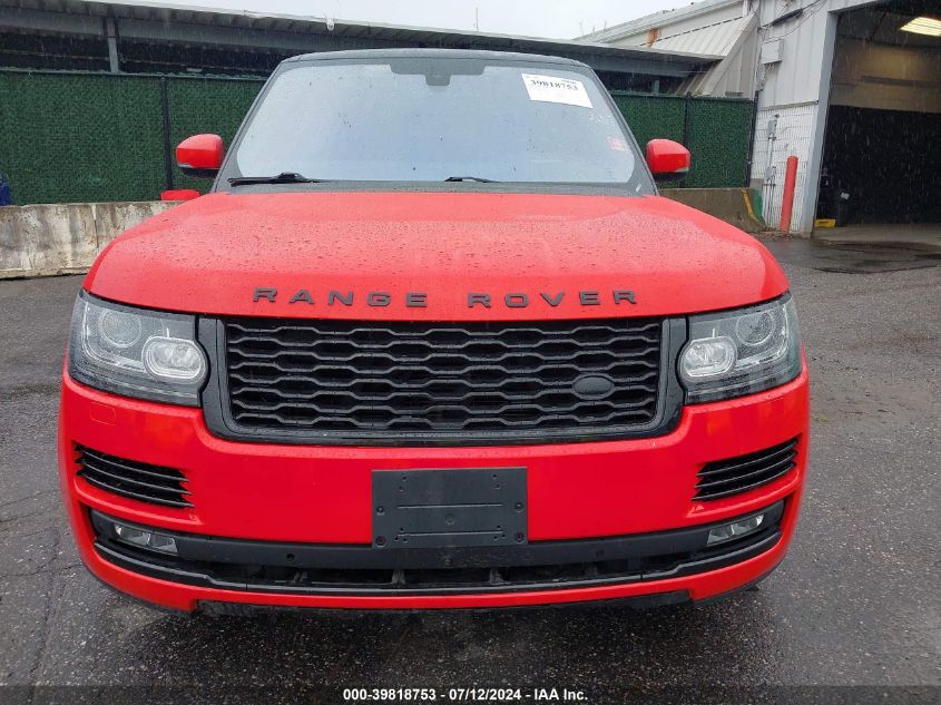 2016 Land Rover Range Rover 5.0L V8 Supercharged VIN: SALGS2EF6GA271062 Lot: 39818753