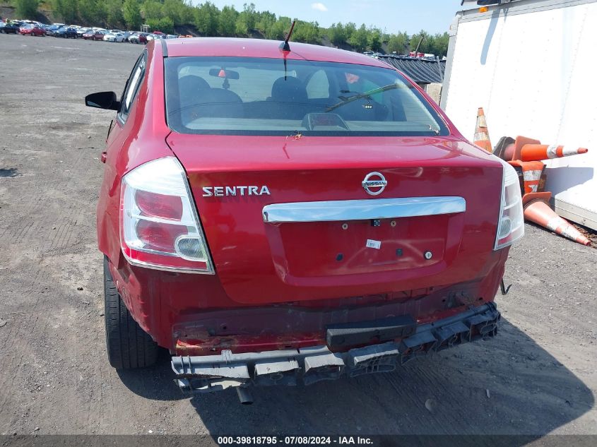 2010 Nissan Sentra 2.0/2.0S/Sr/2.0Sl VIN: 3N1AB6AP4AL633606 Lot: 39818795