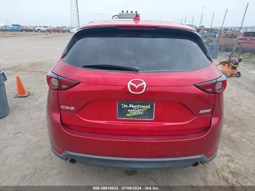 2018 Mazda Cx-5 Grand Touring VIN: JM3KFADM7J0302856 Lot: 39818832