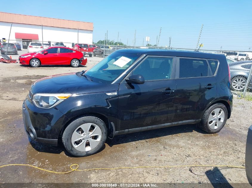 2016 Kia Soul VIN: KNDJN2A2XG7257847 Lot: 39818849