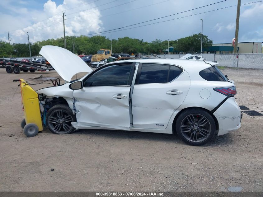 2013 Lexus Ct 200H VIN: JTHKD5BHXD2150994 Lot: 39818853