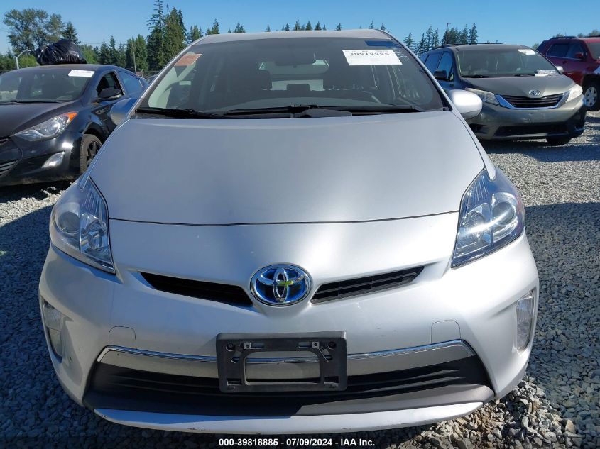 2013 Toyota Prius Plug-In VIN: JTDKN3DP2D3042077 Lot: 39818885