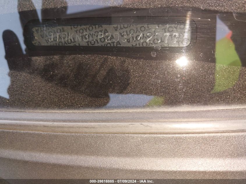 2013 Toyota Prius Plug-In VIN: JTDKN3DP2D3042077 Lot: 39818885