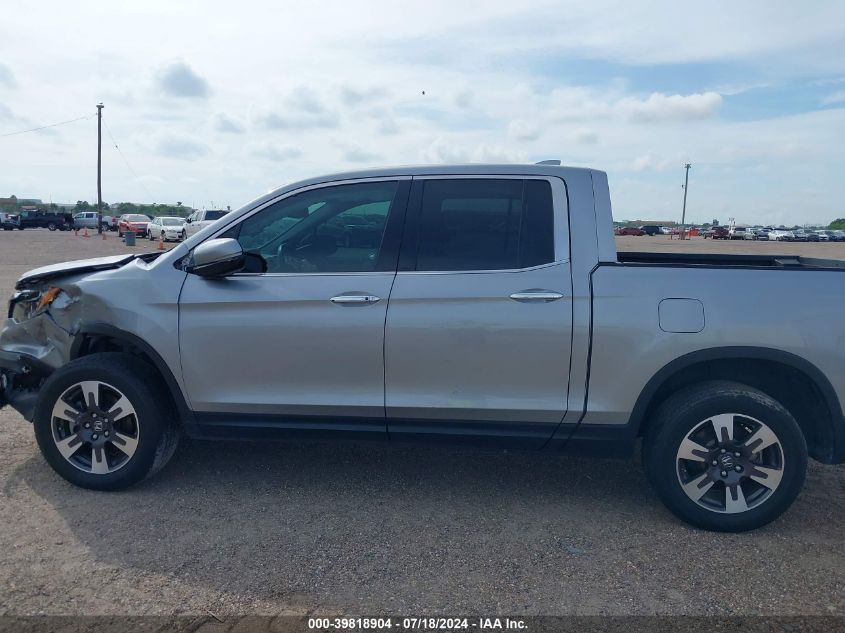 2019 HONDA RIDGELINE RTL-E - 5FPYK3F74KB037146