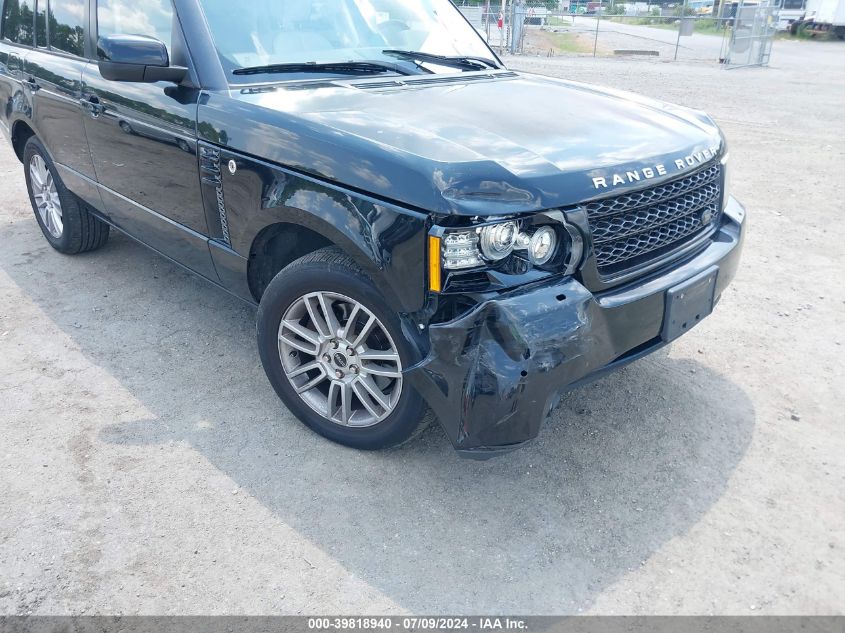 2012 Land Rover Range Rover Hse VIN: SALME1D42CA376440 Lot: 39818940