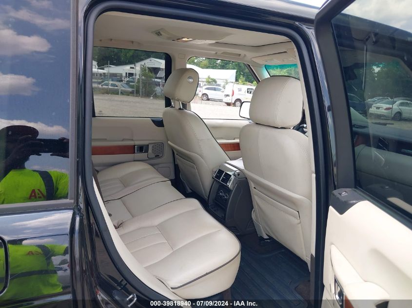 2012 Land Rover Range Rover Hse VIN: SALME1D42CA376440 Lot: 39818940