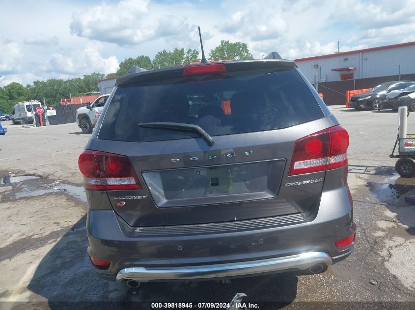 2018 Dodge Journey Crossroad Awd VIN: 3C4PDDGG7JT504322 Lot: 39818945