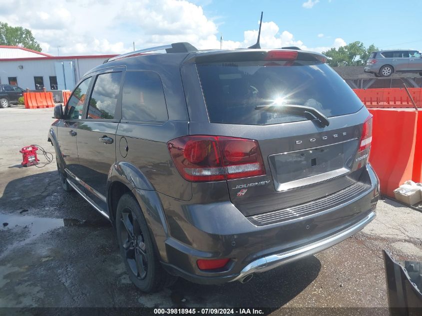 2018 Dodge Journey Crossroad Awd VIN: 3C4PDDGG7JT504322 Lot: 39818945