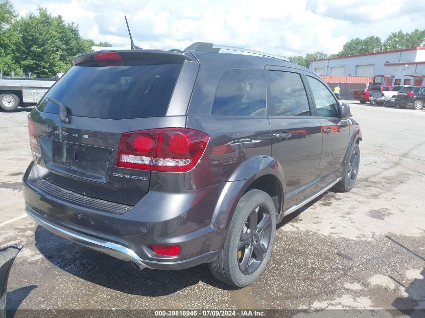 2018 Dodge Journey Crossroad Awd VIN: 3C4PDDGG7JT504322 Lot: 39818945