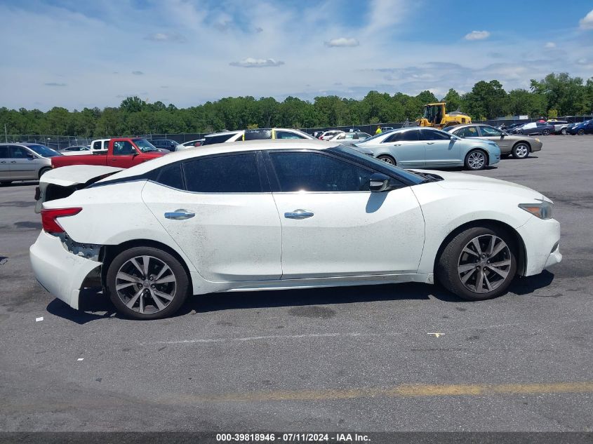 2016 Nissan Maxima 3.5 Sv VIN: 1N4AA6AP4GC901595 Lot: 39818946