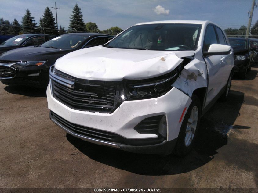 2022 CHEVROLET EQUINOX FWD LT - 3GNAXKEV4NL263061