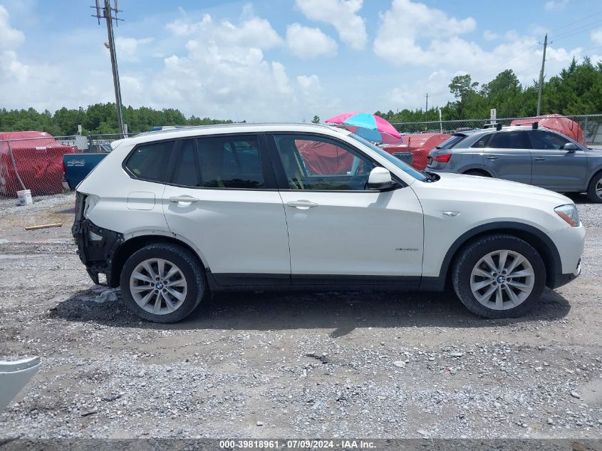 2016 BMW X3 xDrive28I VIN: 5UXWX9C51G0D79278 Lot: 39818961