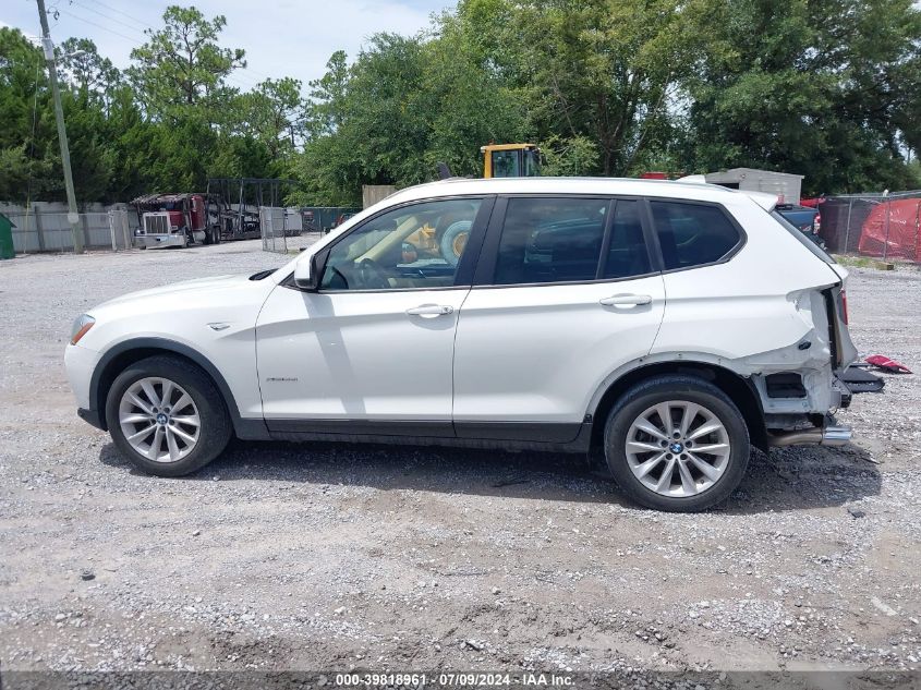 2016 BMW X3 xDrive28I VIN: 5UXWX9C51G0D79278 Lot: 39818961