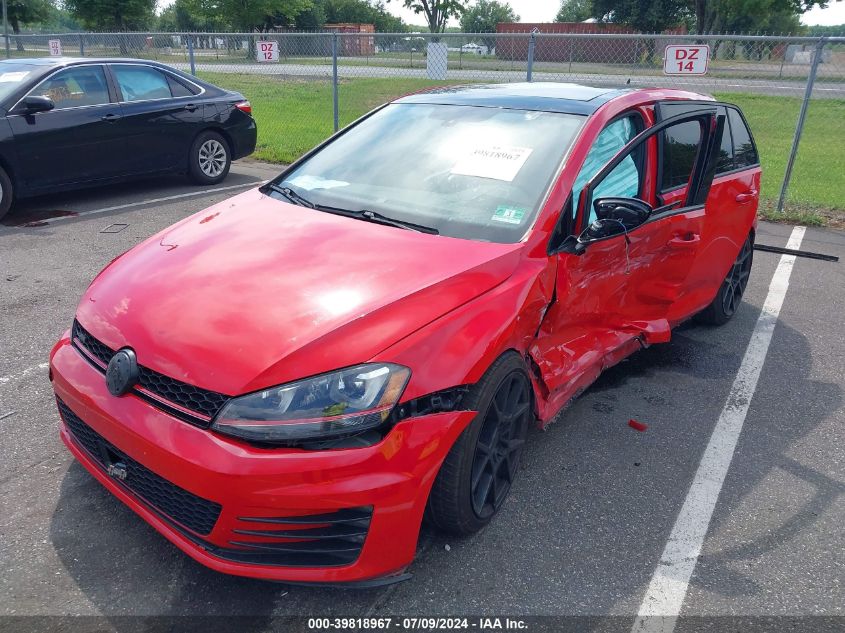 2017 Volkswagen Golf Gti Autobahn 4-Door/S 4-Door/Se 4-Door/Sport 4-Door VIN: 3VW447AU9HM025257 Lot: 39818967