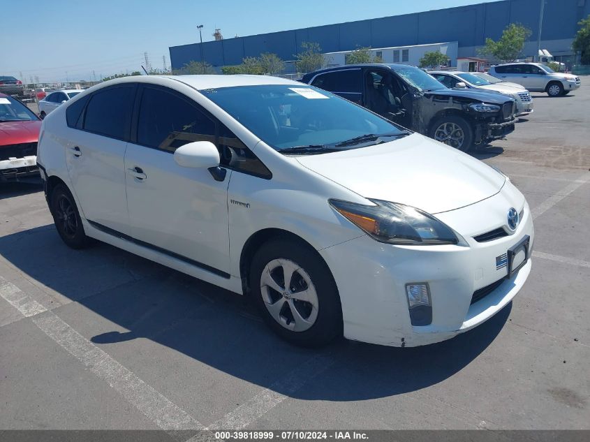 2010 Toyota Prius Iii VIN: JTDKN3DU1A1239917 Lot: 39818999