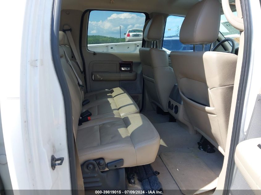 2006 Ford F-150 Lariat/Xlt VIN: 1FTPW12V56KD92305 Lot: 39819015