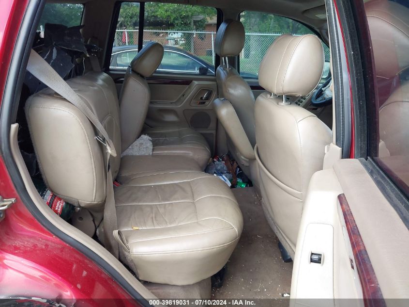 2002 Jeep Grand Cherokee Limited VIN: 1J4GW58N22C141075 Lot: 39819031