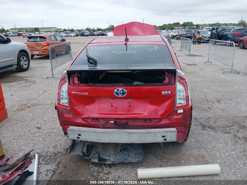 2013 Toyota Prius Three VIN: JTDKN3DU3D0345439 Lot: 39819035