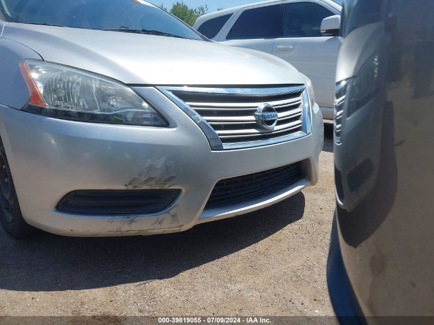 2015 Nissan Sentra S/Sv/Sr/Sl VIN: 3N1AB7AP6FY287834 Lot: 39819055