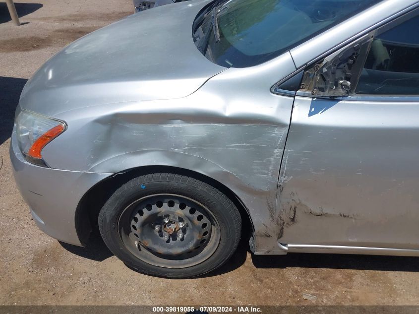 2015 Nissan Sentra S/Sv/Sr/Sl VIN: 3N1AB7AP6FY287834 Lot: 39819055