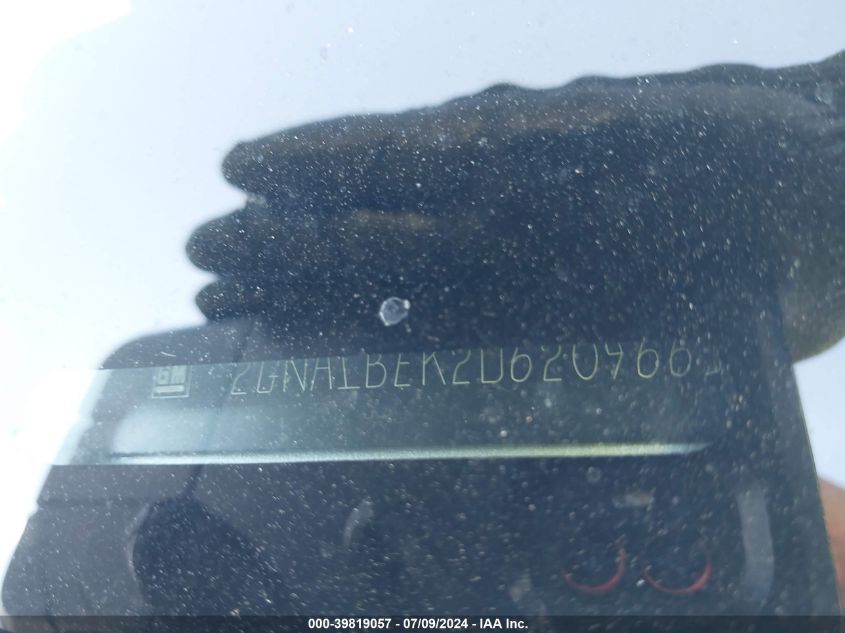 2013 Chevrolet Equinox Ls VIN: 2GNALBEK2D6209665 Lot: 39819057