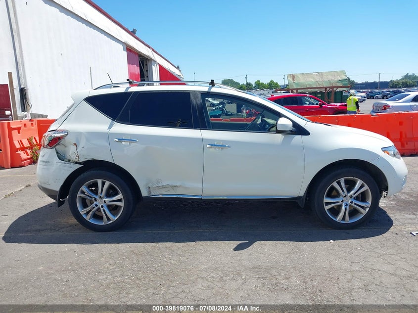 2010 Nissan Murano Le VIN: JN8AZ1MW6AW106079 Lot: 39819076